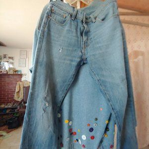 Vintage Levi's 511   30x30 White Oak Cone Denim